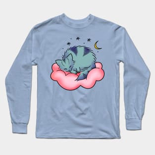 Moon Cat Long Sleeve T-Shirt